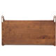 Vintage coat rack, wall-mounted wooden coat rack, 5 hooks, rustic, cloakroom, coat hanger, rack