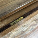 Very large Charles X period center desk in rosewood and lemonwood