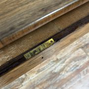 Very large Charles X period center desk in rosewood and lemonwood