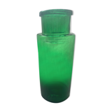 Vase - apothecary bottle in green glass