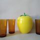 Seau à glaçons pomme jaune Veropam vintage 70's