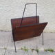 1960s wood/metal magazine holder