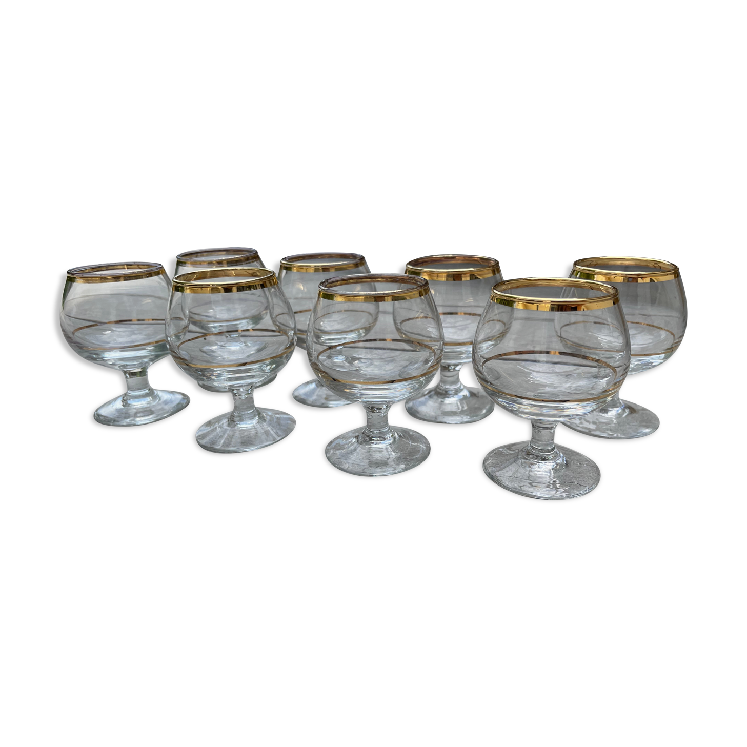 Set of 8 liquor glasses