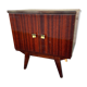 Chevet table de nuit design 1960 vintage scandinave pieds compas