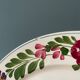 Set of 8 flat plates in Sarreguemines earthenware, model "Rusticana"