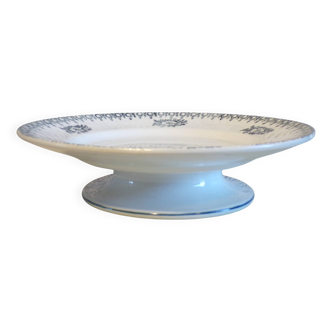 Old iron earth compote bowl St Amand 4011
