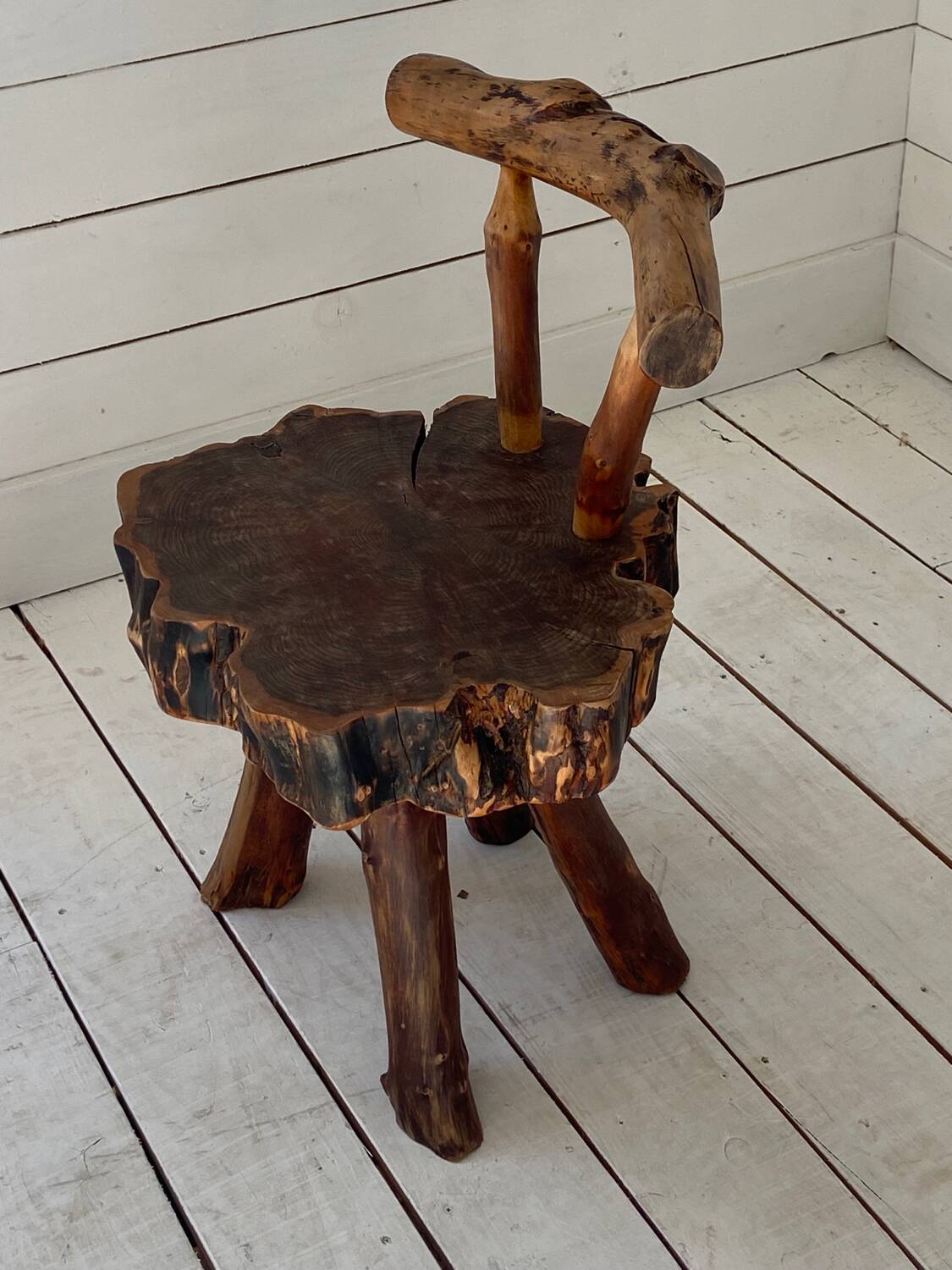 Chaise d’appoint en bois massif