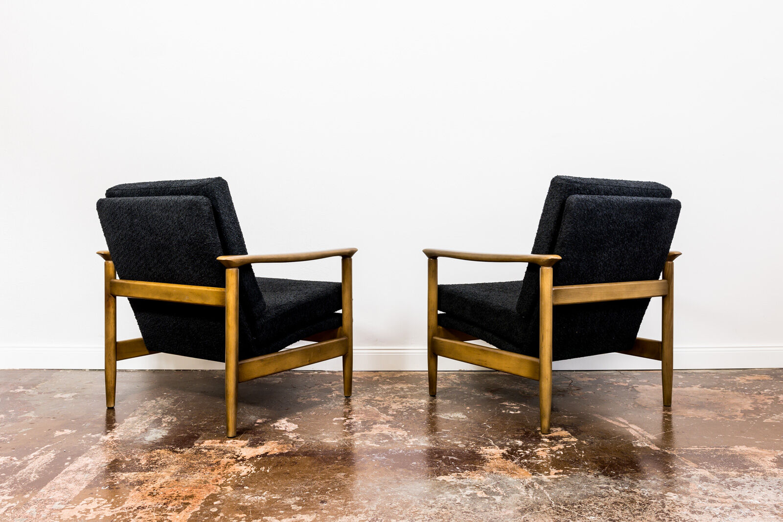 Pair of GFM 142 Armchairs by Edmund Homa, 1960s