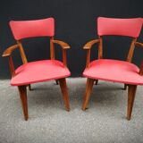 Paire de fauteuils scandinaves