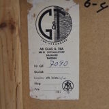 Scandinva rosewood mirror, GT, Glas & Trä, Hovmantorp, Denmark, 1960 - 120x80cm