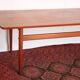 Scandinavian coffee table in teak and Briare enamels, vintage branded Bovirke