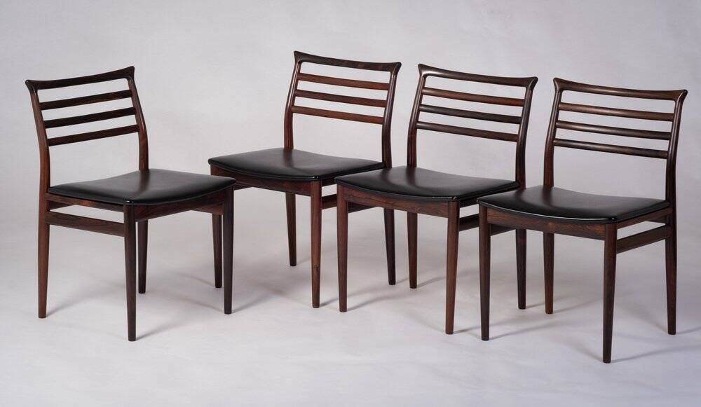 Dining Chairs by Erling Torvits for Sorø Stolfabrik, 1960s, Set of 4