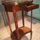 Louis XVI style marble top side table