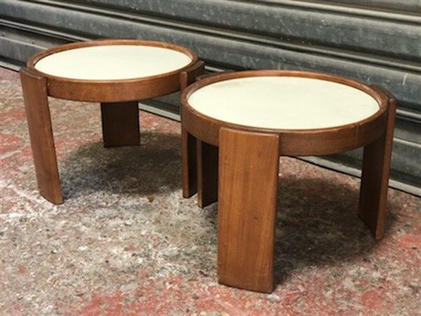 Side tables by Gianfranco Frattini for Cassina 60s