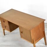 Petit bureau/commode en teck du milieu du siècle par Meredew. Style danois moderne et vintage.