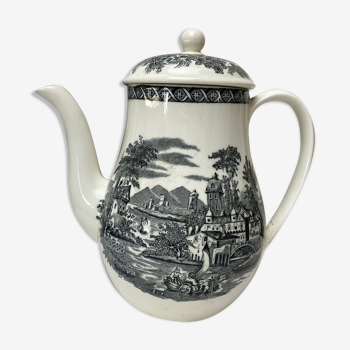 Cafetière en porcelaine Wedgwood modèle "Lugano"