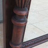 Miroir Renaissance 19ème en chêne