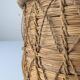 Rustic Pair of Spanish Andalusian Woven Esparto Baskets 1960s