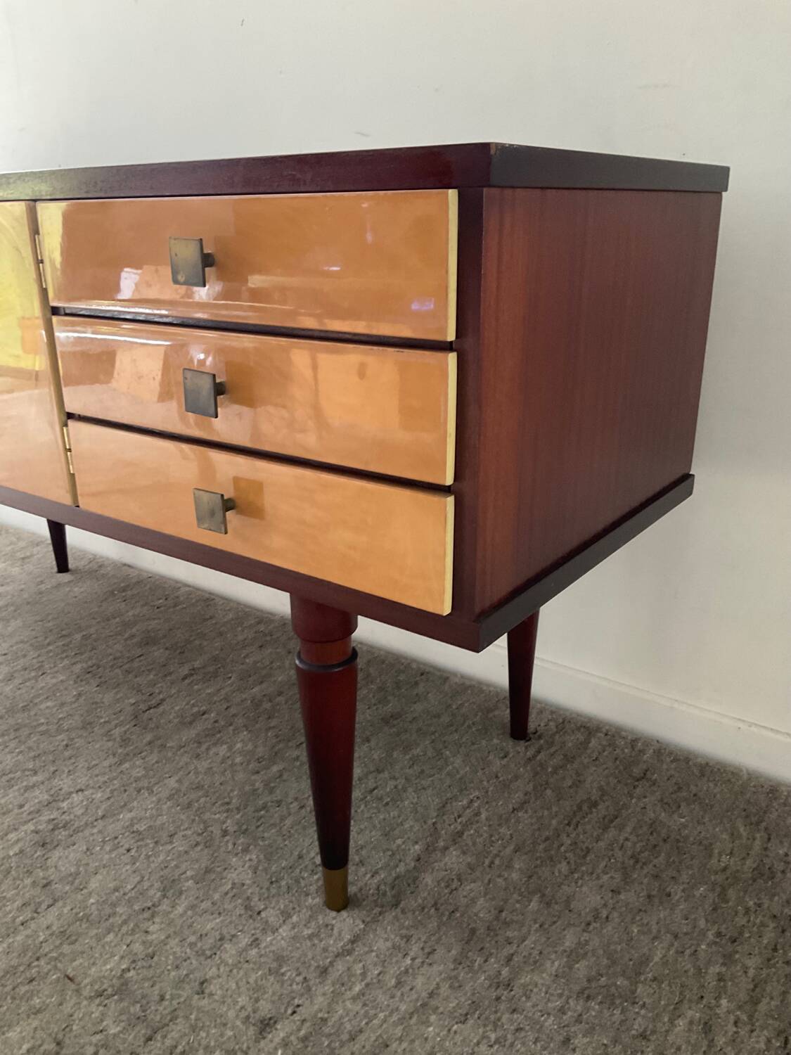Vintage teak TV cabinet sideboard from the 60s and 70s