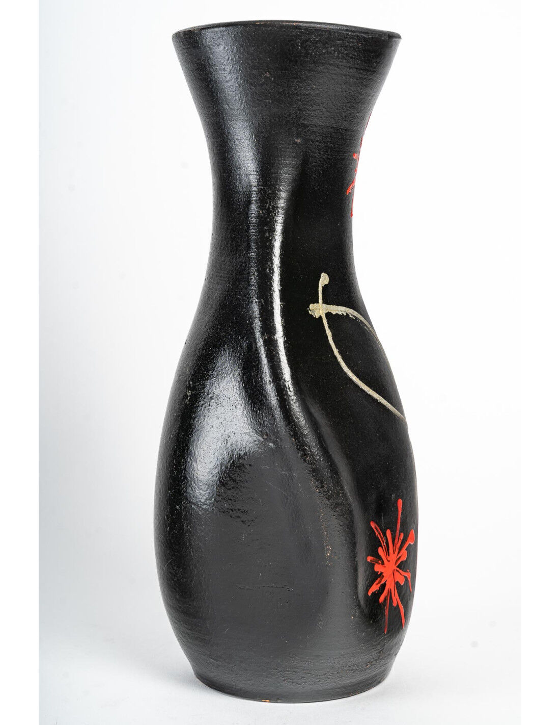 Painted terracotta vase, design 1950-1960