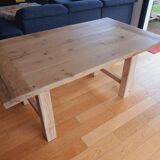Solid oak farmhouse table