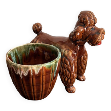Sculpture Empty Pocket Match Holder Earthenware Poodle Ditmar UrbacH
