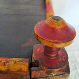 Table coffre peinture polychrome Inde
