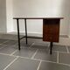 Vintage wood and metal desk 60s