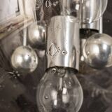 Large Sputnik ball pendant by Doria, Germany, 1970s.