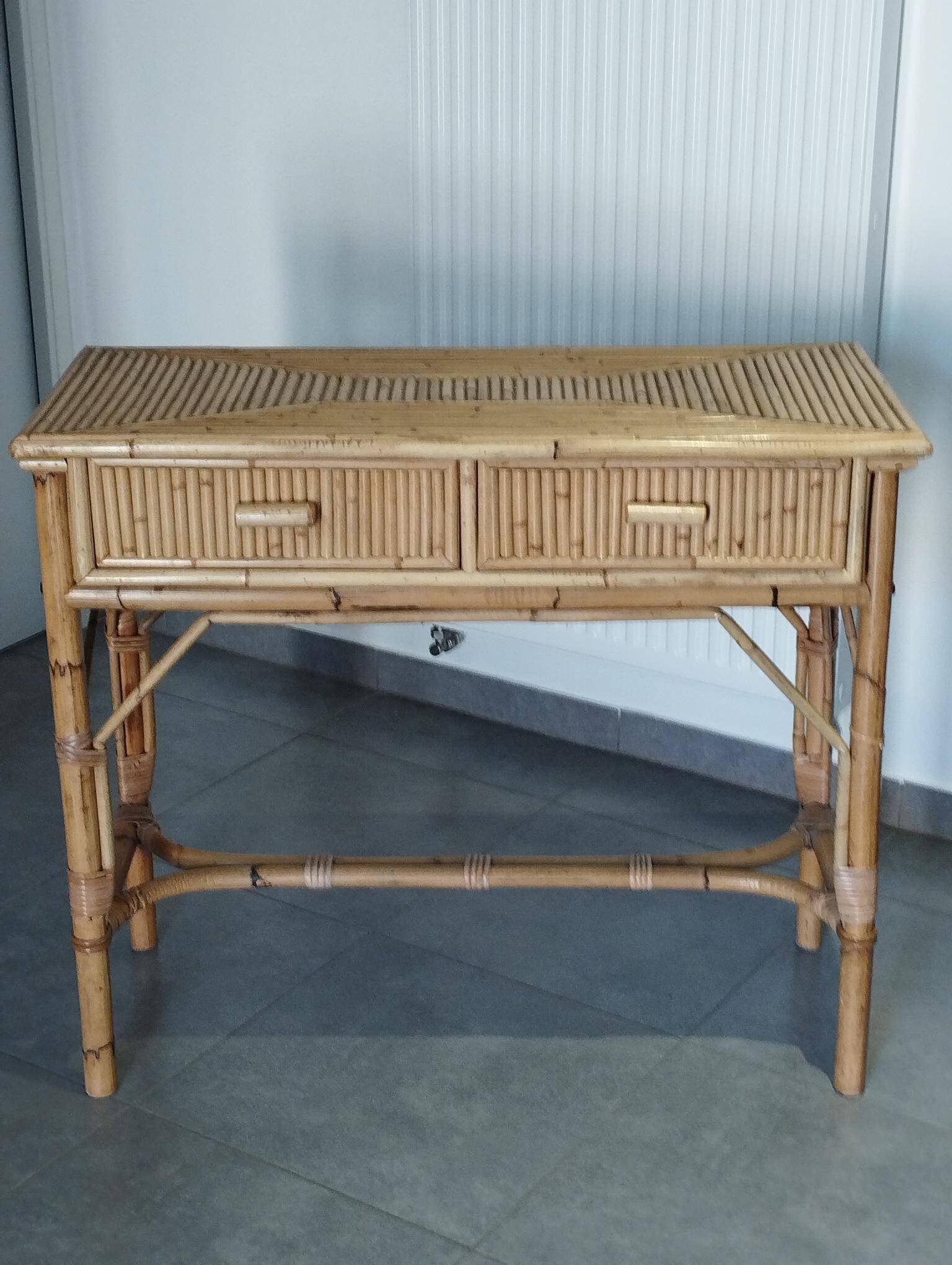 Vintage console attributed to Vivai del Sud.