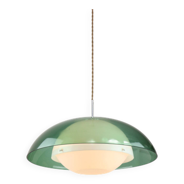 Suspension verte italienne en plexiglas