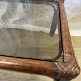 Table basse en rotin