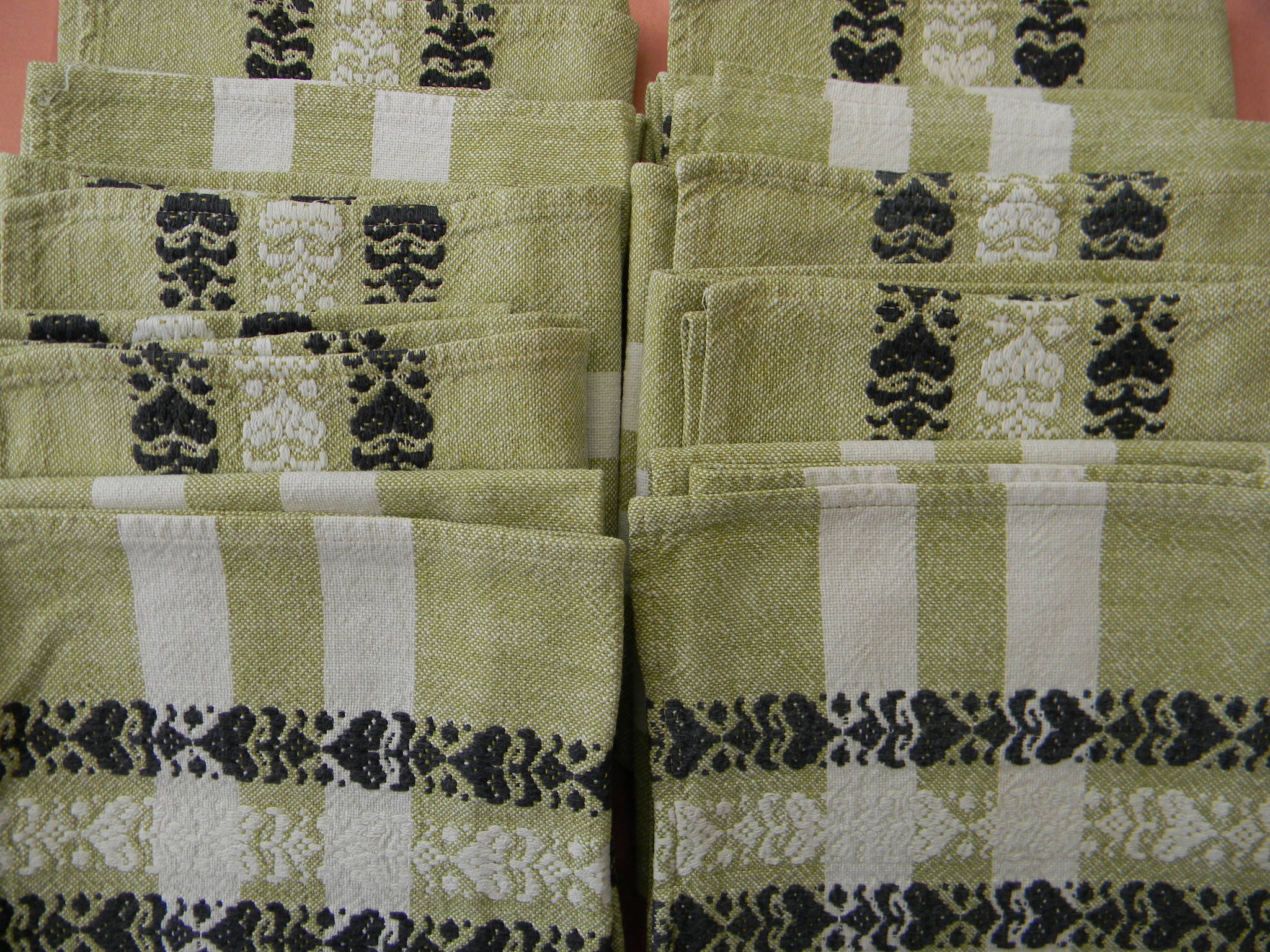 Lot of 10 Basque linen napkins