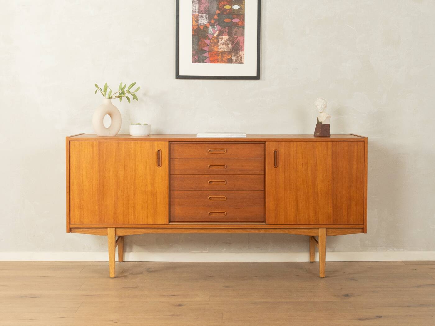 Elegant sideboard from the 1960s with Scandinavian design