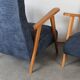 Pair of vintage Scandinavian armchairs from the 1960s.