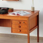 Bureau danois en teck vintage – Domino Møbler (années 60)
