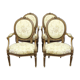Suite de quatre fauteuils Louis XVI