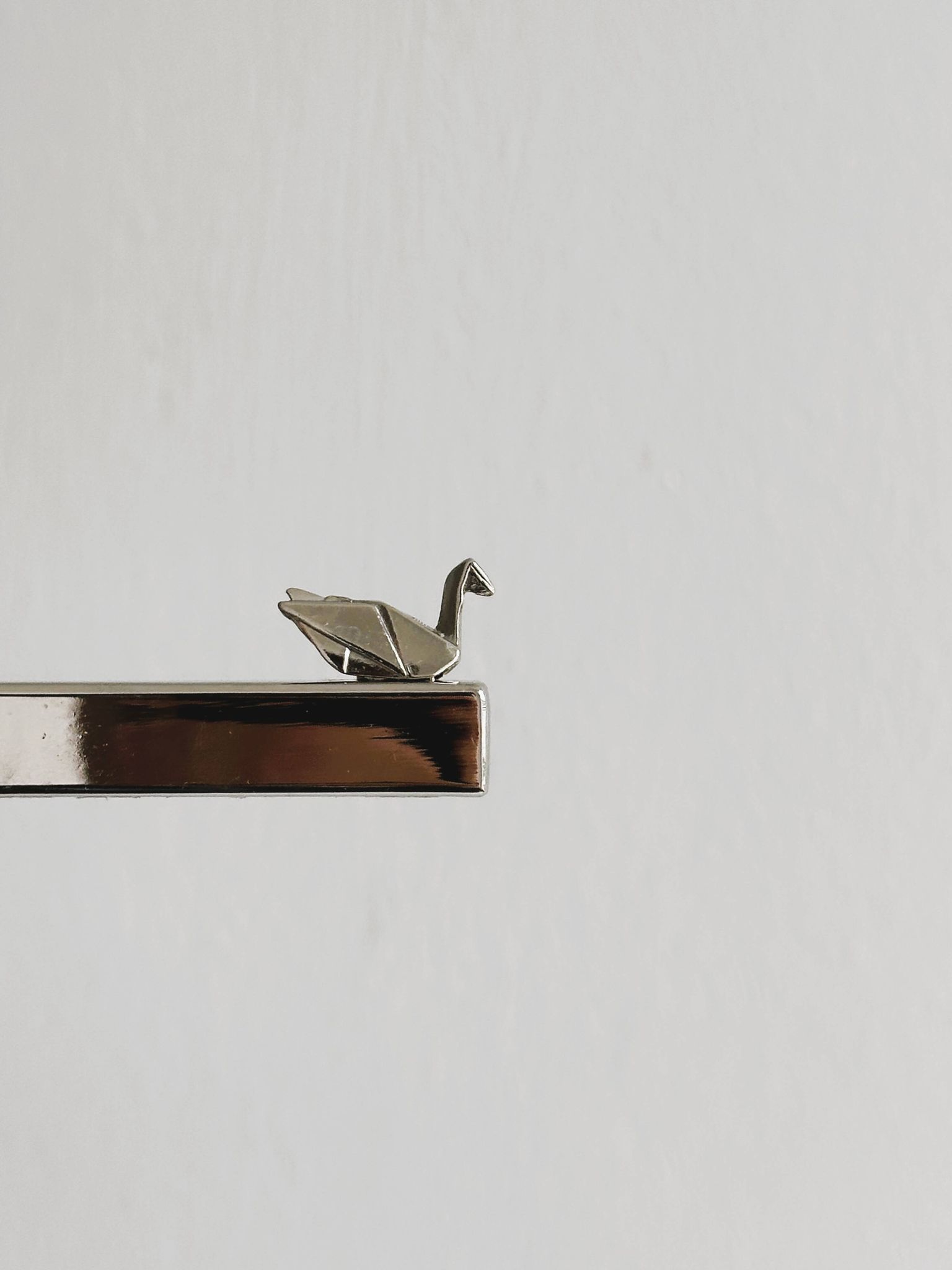 Set of 6 origami bird knife holders