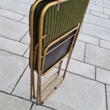 Pair of vintage folding chair Lafuma