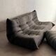 Togo 3-Seater Sofa and Ottoman by Michel Ducaroy for Ligne Roset, France