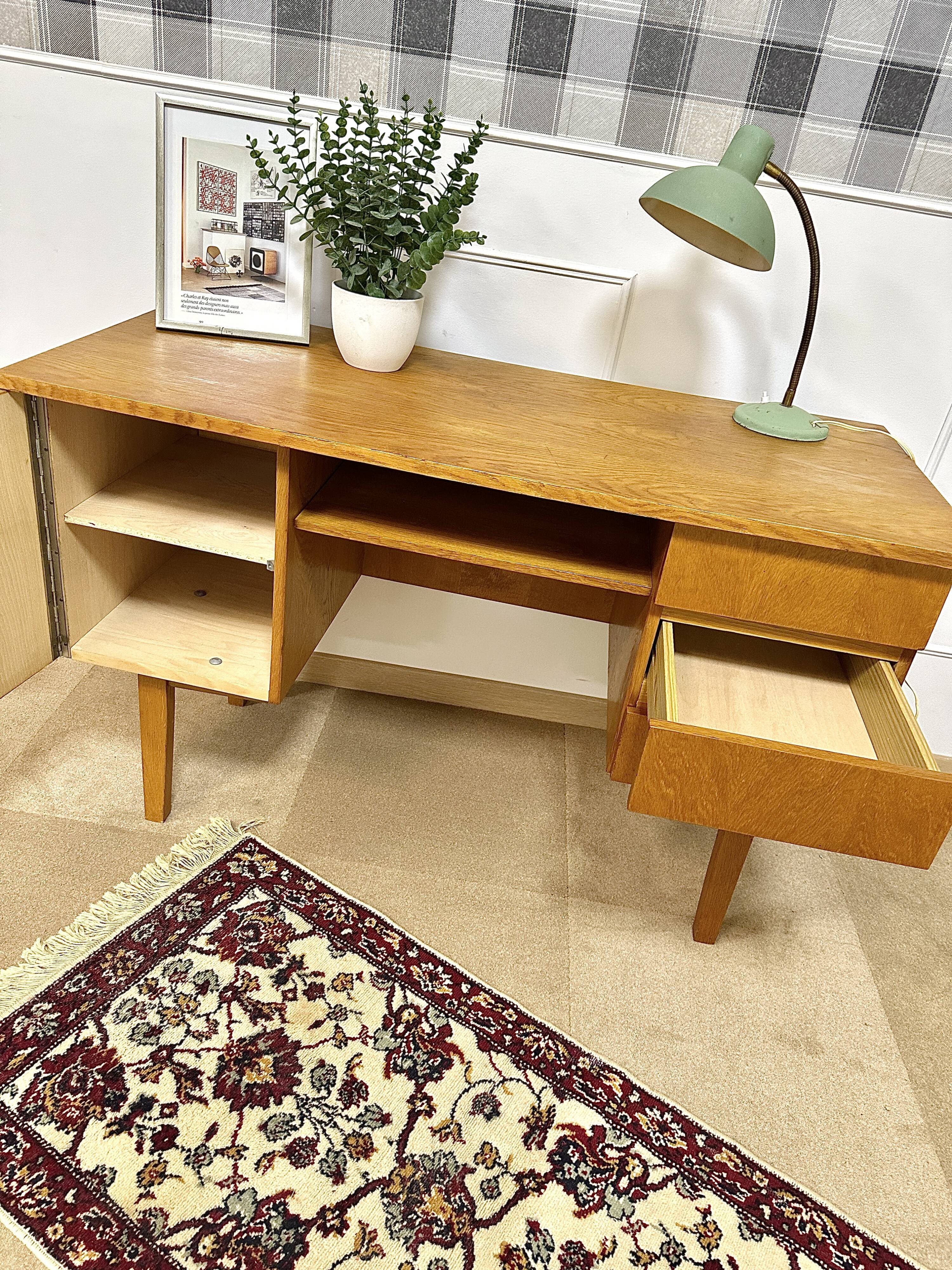 Scandinavian-style vintage desk