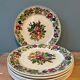 Set of 7 plates in Sarreguemines earthenware, Rusticana model