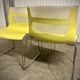 Chaises design jaune et chrome Chaise - Otto B&B Italia– vintage / déc
