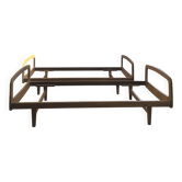 Pair of Jacques Hauville beds 1950