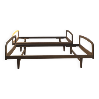 Pair of Jacques Hauville beds 1950