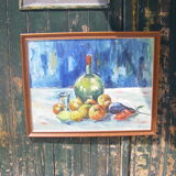 Peinture au décor de fruits