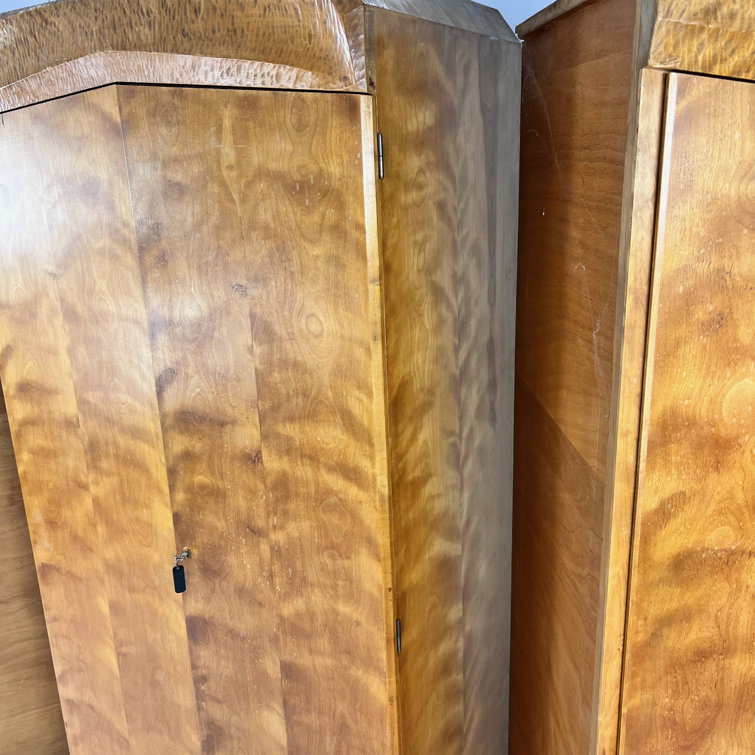 Anthroposophical Handmade Wardrobe, Netherlands, 1940s