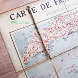 Road map of France
