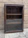 Art Deco wall display cabinet in Burmese teak