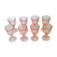 8 glasses on port standing